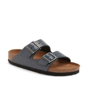 Birkenstock arizona soft footbed textured leather